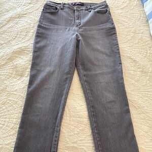 Gloria Vanderbilt Gray Amanda Stretch Jeans Sz 6